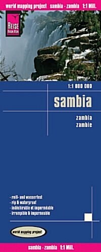 Zambia Travel Map: World Mapping Project (Paperback)