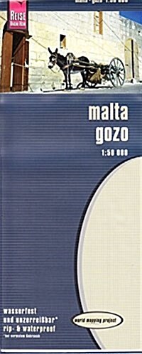 Malta / Gozo : REISE.2180 (Sheet Map, folded, 2 Rev ed)