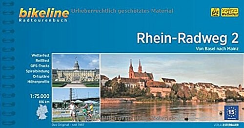 Rhein Radweg 2 Basel - Mainz : BIKE.380 (Paperback, 12 Rev ed)