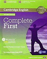 [중고] Complete First for Spanish Speakers Workbook with answers with Audio CD (Package)
