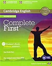 Complete First for Spanish Speakers Students Book without Answers with CD-ROM (Package)