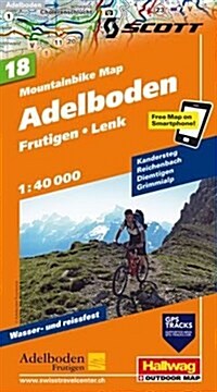 Adelboden Bike Map : HAL.WKM.18 (Sheet Map, folded)