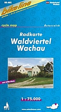 Waldviertel/Wachau Cycle Map GPS : BIKEK.A03 (Paperback)