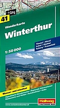 Winterthur Tosstal : HAL.WK..41 (Sheet Map, folded)