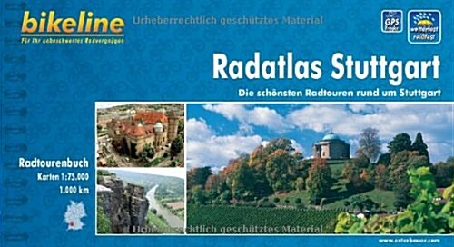 Stuttgart Radatlas Schonsten Radtouren Rund Um Stuttgart : BIKE.450 (Paperback)
