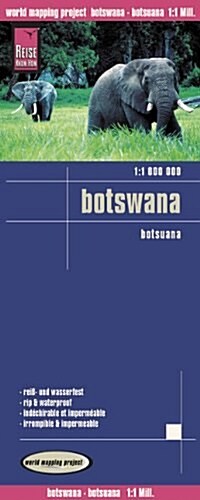 Botswana : REISE.0500 (Sheet Map, folded, 5 Rev ed)