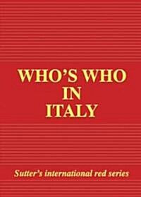 Whos Who in Italy 2005 Edition (Hardcover)