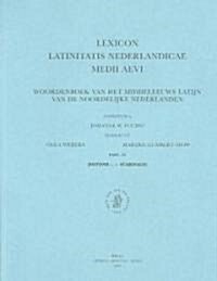 Lexicon Latinitatis Nederlandicae Medii Aevi, Fascicle 55: (Paperback)