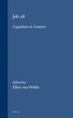 Job 28. Cognition in Context (Hardcover)