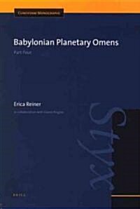 Babylonian Planetary Omens: Part Four (Hardcover)