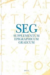 Supplementum Epigraphicum Graecum, Volume XXXVI (1986) (Hardcover)