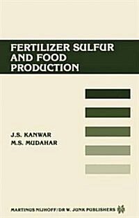 Fertilizer Sulfur and Food Production: Research and Policy Implications for Tropical Countries (Hardcover, 1986)