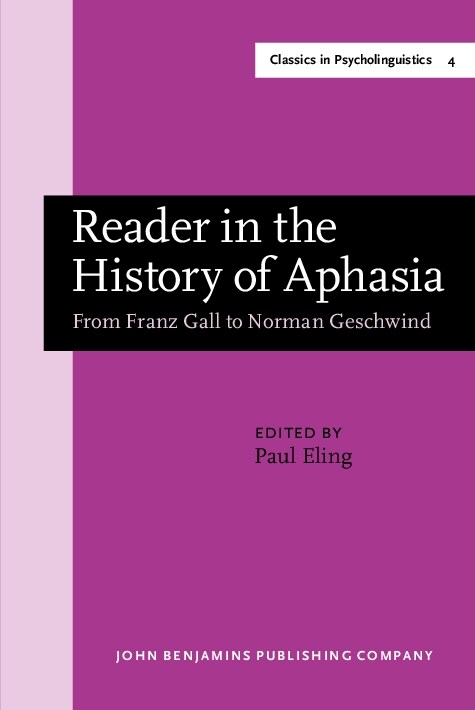 Reader in the History of Aphasia (Hardcover)