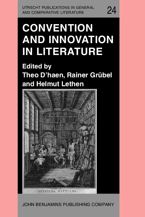 Convention and Innovation in Literature (Hardcover)