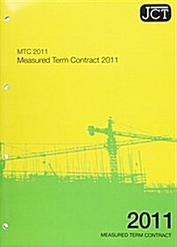 JCT:Measured Term Contract 2011 (Paperback)