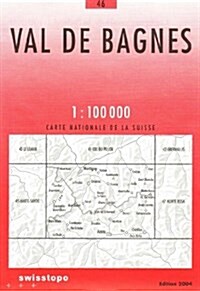 Val De Bagnes (Sheet Map)