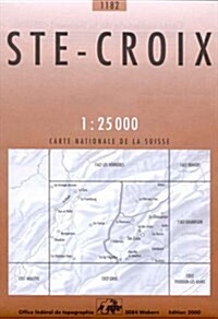 Ste-Croix (Sheet Map)