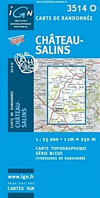 Chateau-Salins GPS (Sheet Map, 4 Rev ed)