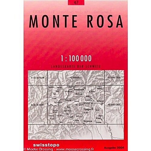 Monte Rosa (Sheet Map)