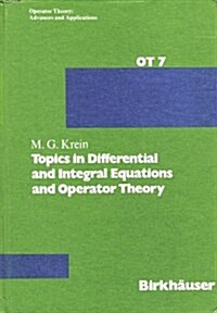 Topics in Differential and Integral Equations and Operator Theory (Hardcover)