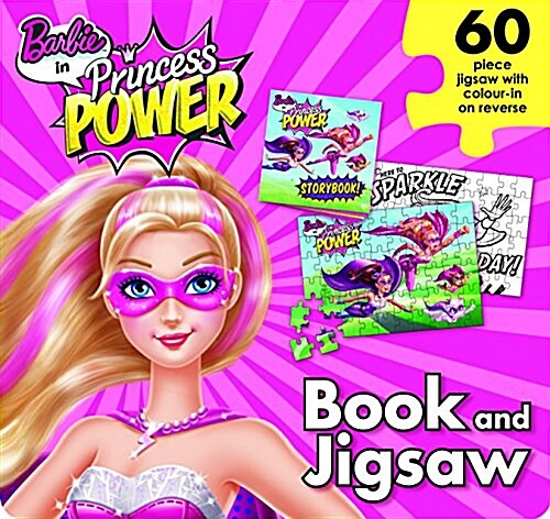 Barbie Princess Power Book & Jigsaw (Paperback)