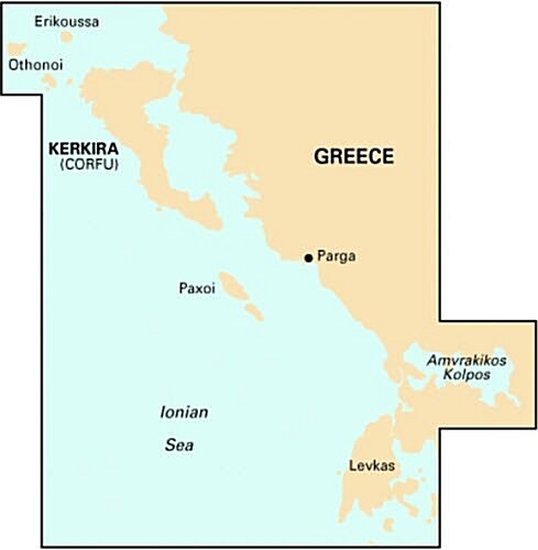 Imray Chart G11 : Nisos Kerkira to Nisos Levkas (Sheet Map, folded, Rev ed)