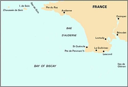 Imray Chart C37 : Raz De Sein to Benodet (Sheet Map, folded, Revised ed)