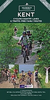 Kent: Cycling Country Lanes & Traffic Free Family Routes (Sheet Map, folded, 6 ed)