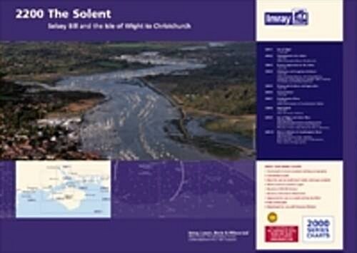 Imray Chart 2200.2 : Christchurch to the Solent (Sheet Map, folded)