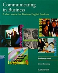 [중고] Communicating in Business: American English Edition Students book : A Short Course for Business English Students (Paperback)