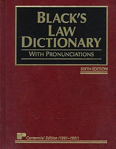 Blacks Law Dictionary (Hardcover)