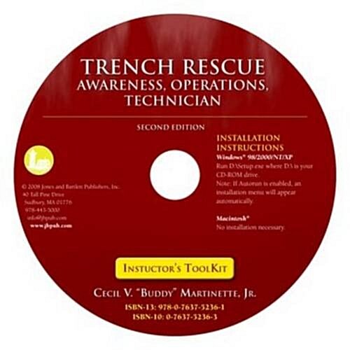 Trench Rescue Instructors Toolkit (CD-ROM, 2nd)