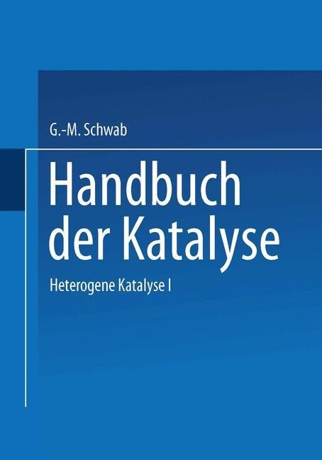 Heterogene Katalyse I (Paperback)
