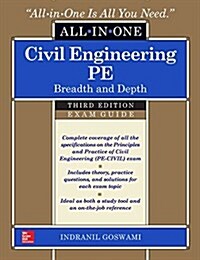Civil Engineering All-In-One PE Exam Guide: Breadth and Depth, Third Edition (Hardcover, 3)