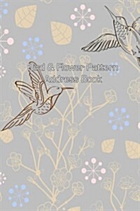 Bird & Flower Pattern Address Book (Paperback, ADR)