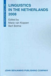 Linguistics in the Netherlands 2008 (Paperback)