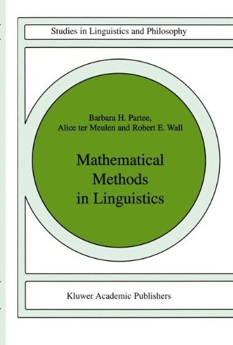 Mathematical Methods in Linguistics (Hardcover, 1993)