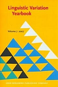 Linguistic Variation Yearbook 2007 (Paperback)