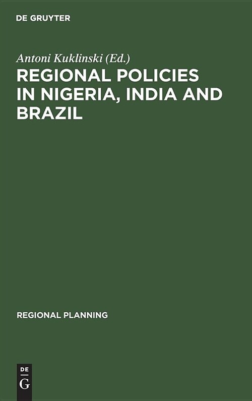 Regional Policies in Nigeria, India and Brazil (Hardcover)