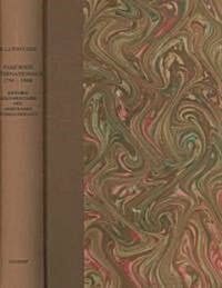 Pasicrisie Internationale 1794-1900: Histoire Documentaire Des Arbitrages Internationaux (Hardcover)