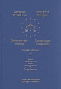 European Private Law, Sources, II (Hardcover)