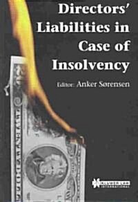 Directors Liability in Case of Insolvency (Hardcover)