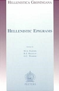 Hellenistic Epigrams (Paperback)