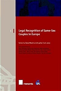 Legal Recognition of Same-Sex Couples in Europe (Paperback)