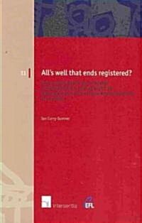 Alls Well that Ends Registered?: The substantive and private international law aspects of non-marital registered relationships in Europe (Paperback)