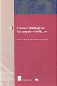 European Challenges in Contemporary Family Law (Paperback)