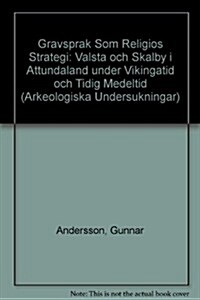 Gravspr꿮 Som Religi봲 Strategi (Paperback)