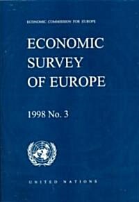 Economic Survey of Europe 1998 No. 3 (Paperback)