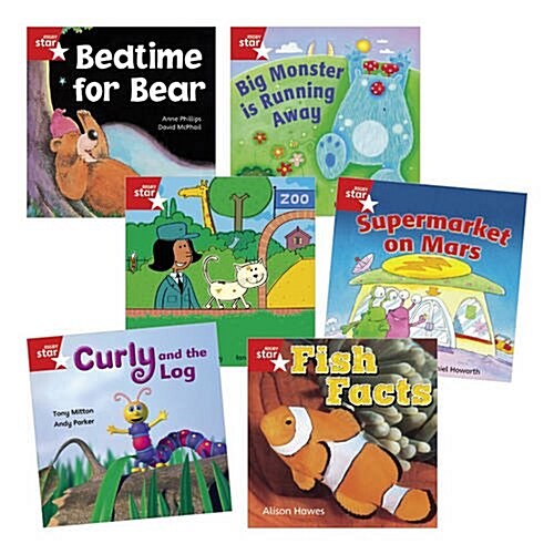 Learn at Home:Star Reading Red Level Pack (5 fiction and 1 non-fiction book) (Package)