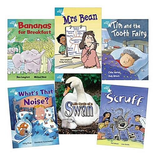 Learn at Home:Star Reading Turquoise Level Pack (5 fiction and 1 non-fiction book) (Package)